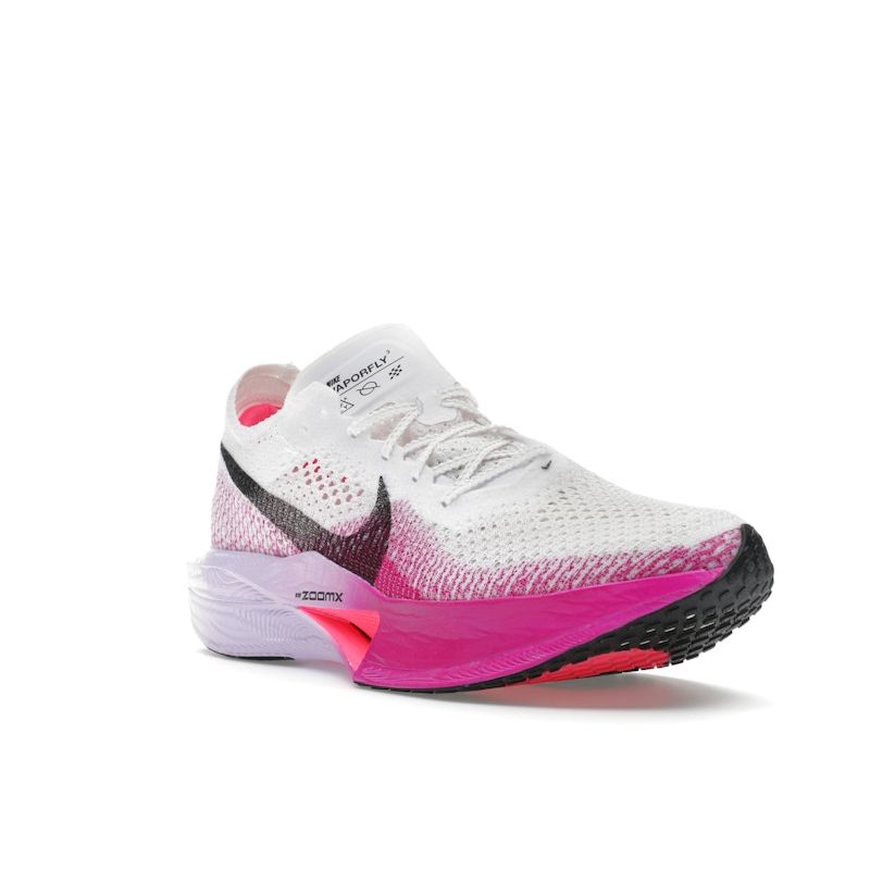 Nike ZoomX VaporFly Next% 3 White Vivid Purple Unisex Sneakers Purple-Agate Black DV4129-104