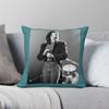 Steve Perry Art 3 Square Pillowcase Polyester Linen Velvet Printed Zip Decor Throw Pillow Case Home Cushion Cover 18"