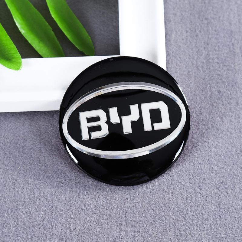 4PCS 56mm Universal Car Wheel Center Emblem Hub Sticker for BYD Haval Great Wall Zhonghua Geely Accessories QQ1