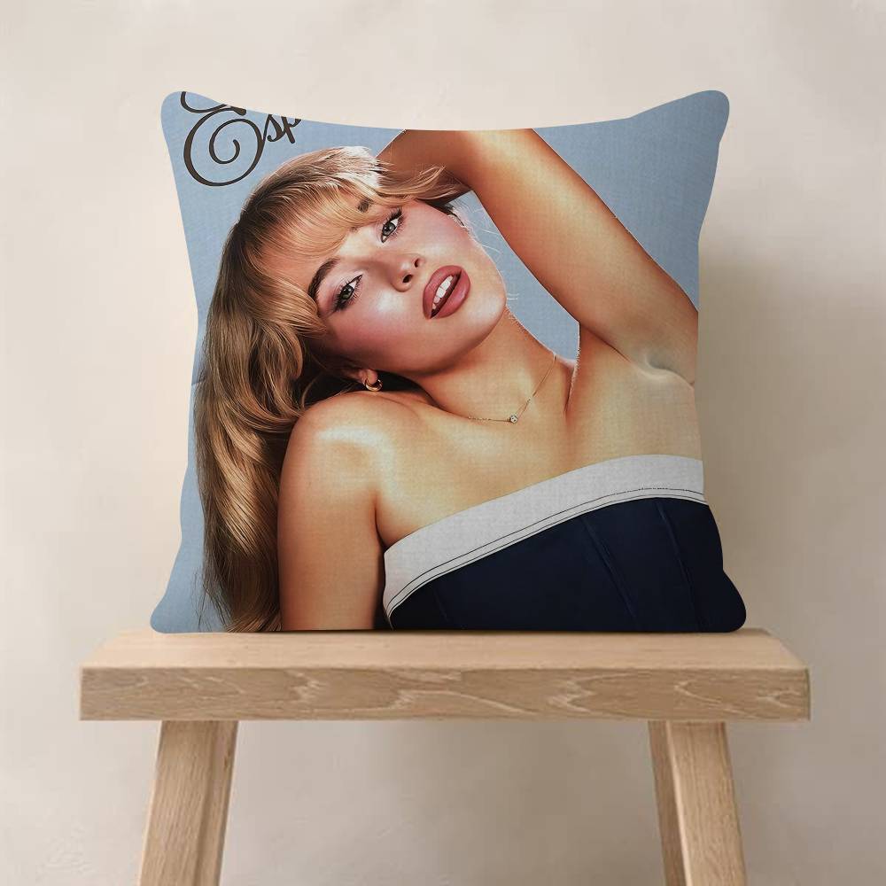 Fashion Singer SSabrina CCarpenter Pillow Cover Sofa Cushion Cover Home Room Decoration Children Gift
