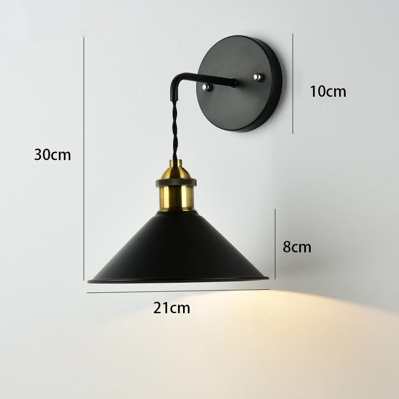 Nordic Retro Minimalist Macaron Wall Lamp Corridor Staircase Wall Lamp Creative Bar Wall Lamp Bedroom BedsideLamp Lighting