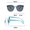 New Large Frame For Boys And Girls, Uv Sunshade, Trendy, Cool Polarized Silicone Children's Sunglasses 23043