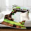 Minecraft Print Blanket - Soft & Comfortable, for Bedroom, Travel, Sofa, Home Decoration - Birthday Christmas Gift for Friend
