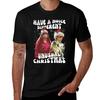 Kath And Kim Have A Noice Different Christmas Hats Tshirt Vintage Print Crew Neck Tee