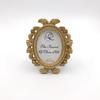 4Pcs Vintage Baroque Oval Photo Frame Mini Resin Picture Display Frame Home Bedroom Desktop Wedding Family Photo Holder Decoration