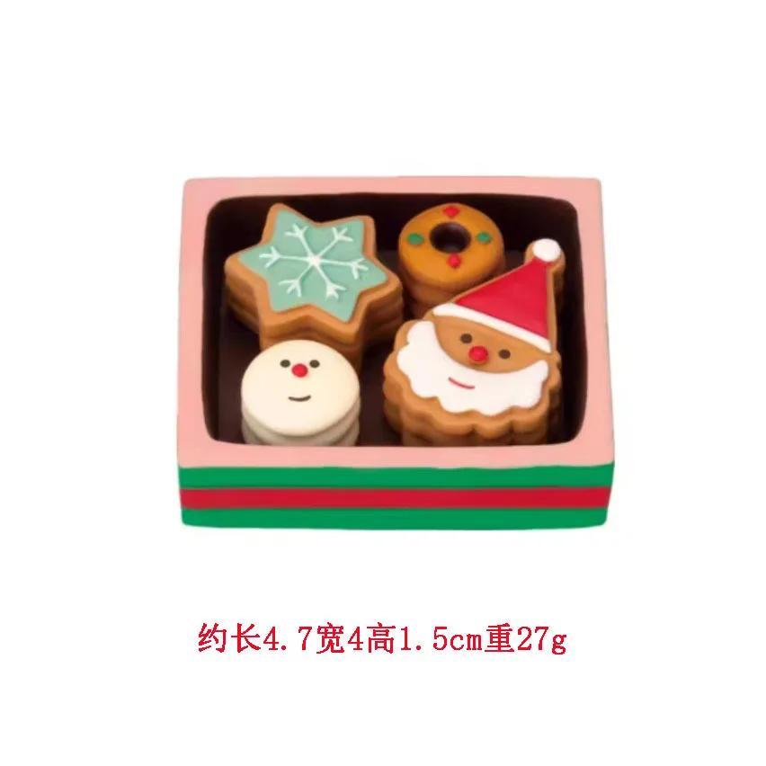 2025 Christmas Tree Santa Claus Cake Decoration Crafts Figurines Home Decor Christmas Ornaments Fairy Garden Accessories Gift