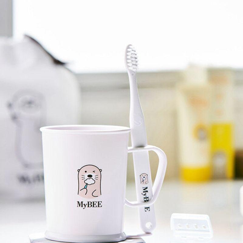 Mybee Sugarcane Kids Toothbrush Set (Toothbrush + Toothbrush) 1 Set