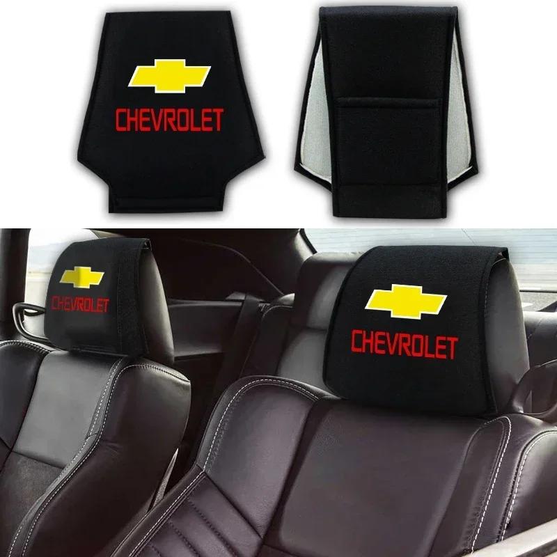 

1PCS Car Headrest Cushion Neck Pillow Case Seat Cover For Chevrolet Cruze Aveo Trax Sail Malibu Captiva Vauxhall Astra J Corsa чорний