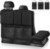 Universal Car Trunk Organizer Large Capacity Oxford Cloth Rear Seat Storage Cargo Rack Removable Seat Back Hanging Organizer