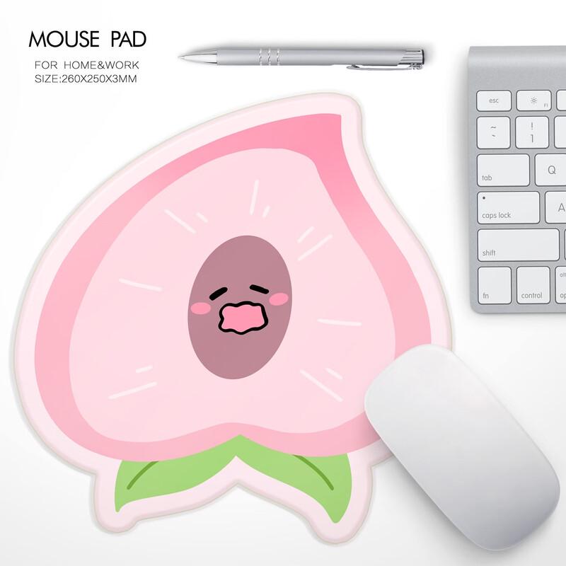 Cartoon Peach Mouse Pad (2-Pack)
