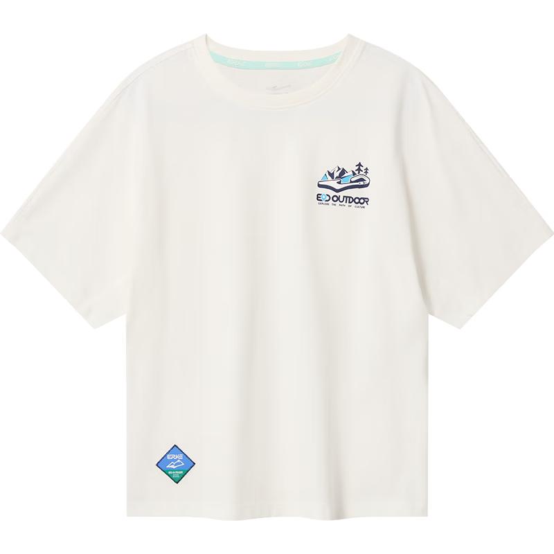 ERKE Kids  Unisex Breathable Sport Short Sleeve T-Shirt 130