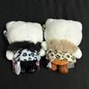 Pendant Fur Plush Scarf Leopard Print Bow Design Suitable Gift For