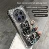 Luxury Glitter Mirror Rabbit Stand Case for VIVO X300 Pro X200 Pro MINI S FE Y05 Y0S Y400 Y300 Y200 Y29/28/18/38/50 Soft Cover