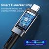 USB4.0 40Gbps Type C to C Cable USB4.0 240W Blazing-Fast Charging Cable 8K60Hz for PS5 Nintendo Switch Galaxy S22 MacBook Pro
