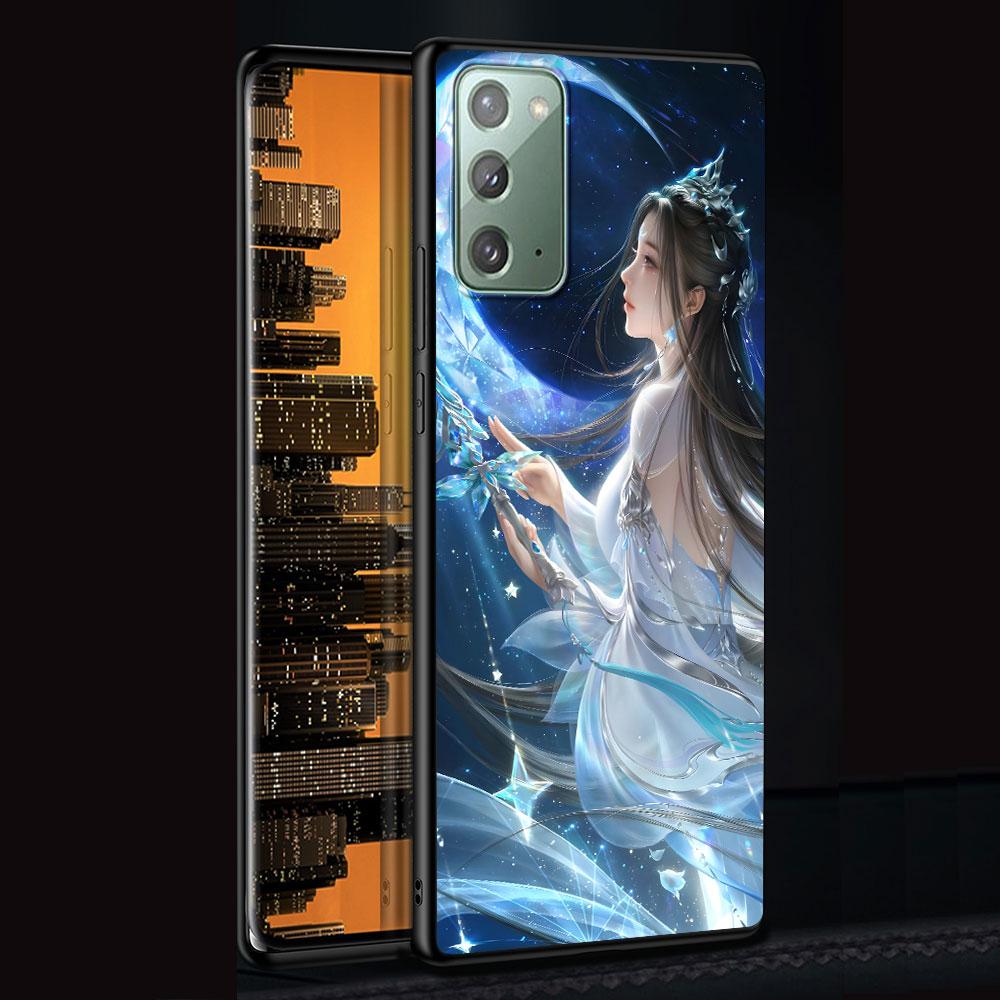 

Anime Jade Dynasty Case for Samsung Galaxy Note 20 Ultra 10 Plus 9 8 TPU Phone Cover Note 10 Lite Black Soft Shell Funda Capa Samsung Note 8