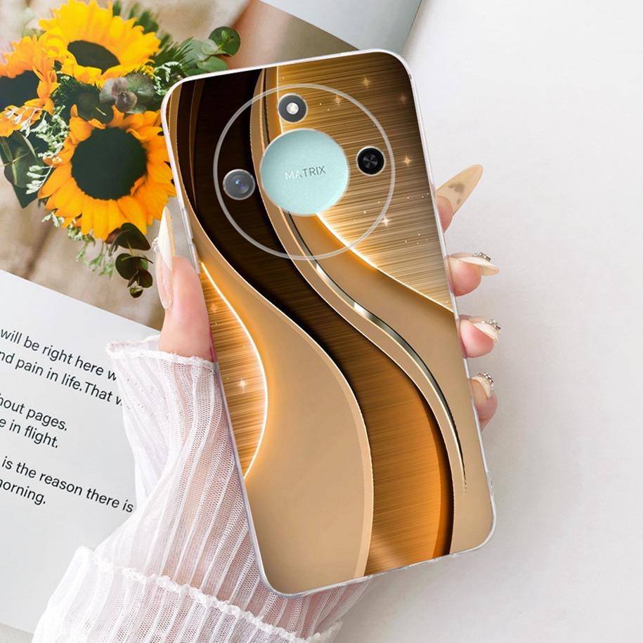 6.8" Case For Honor X9c Smart 5G Cover Cool Fashion Dragon Lion Wolf Cartoon Soft Silicone Phone Cases For HonorX9c Smart Bumper