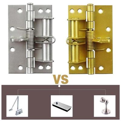 Automatic Door Closer Hinges For Cabinet Wardrobe Multi-function Detachable Spring Hinges Positioning Door Closer