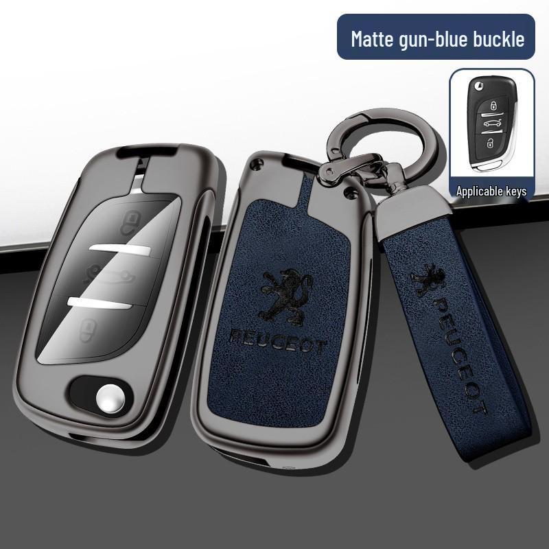Dongfeng Peugeot 408/308/3008 Key Case - Metal, Anti-Lost Design