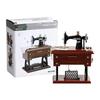 Mini Sewing Machine Music Box Hand-Crank Decoration Music Box Retro Aesthetic Sewing Machine Decoration Gift For Wedding Party