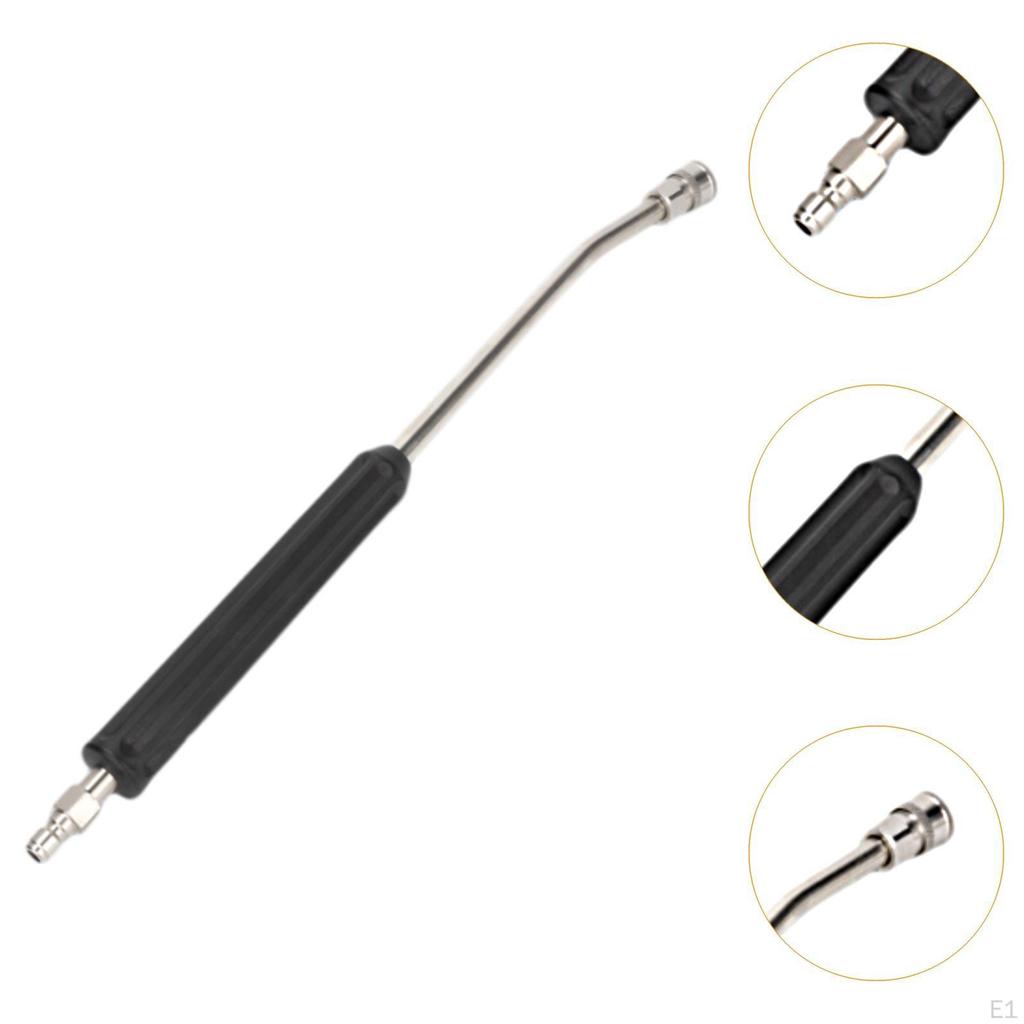 High Pressure Washer Accessory Heavy Duty Stainless Steel Extension Hose with Ergonomic Handle