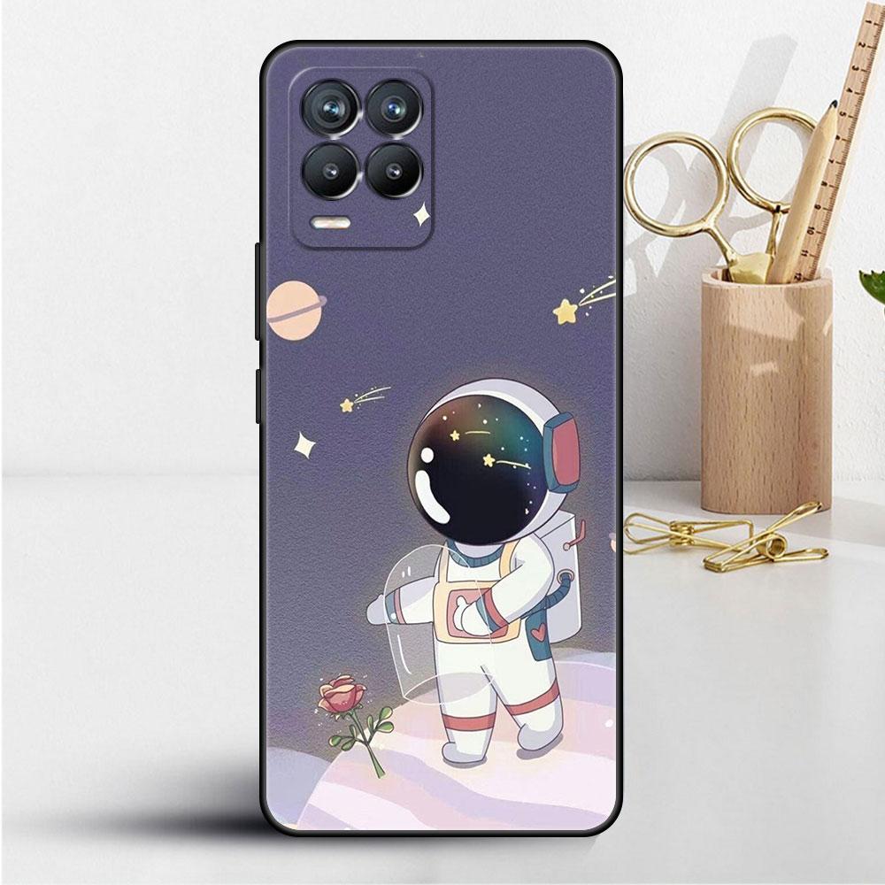 Hülle für Realme 8 C21y GT Neo 2 3 8i C21 7 C11 6 C12 C35 C3 GT 9 Pro C12 Master Funda Handyhülle Astronaut Universum