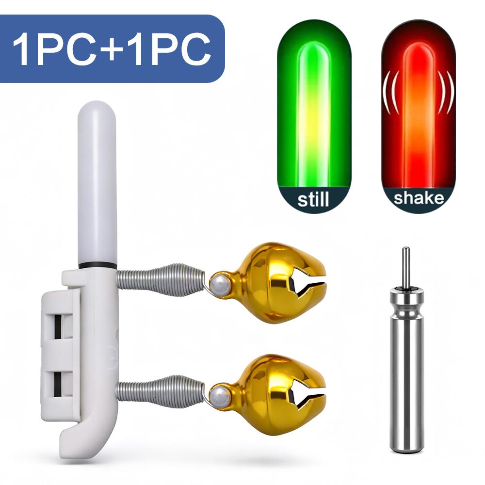 

FTK 1/2pcs/set Flash Electronic Rod Tip Light Rod LED Light Rod Bite Alarm Tool CR425 Battery (Includes Battery) 1pcs