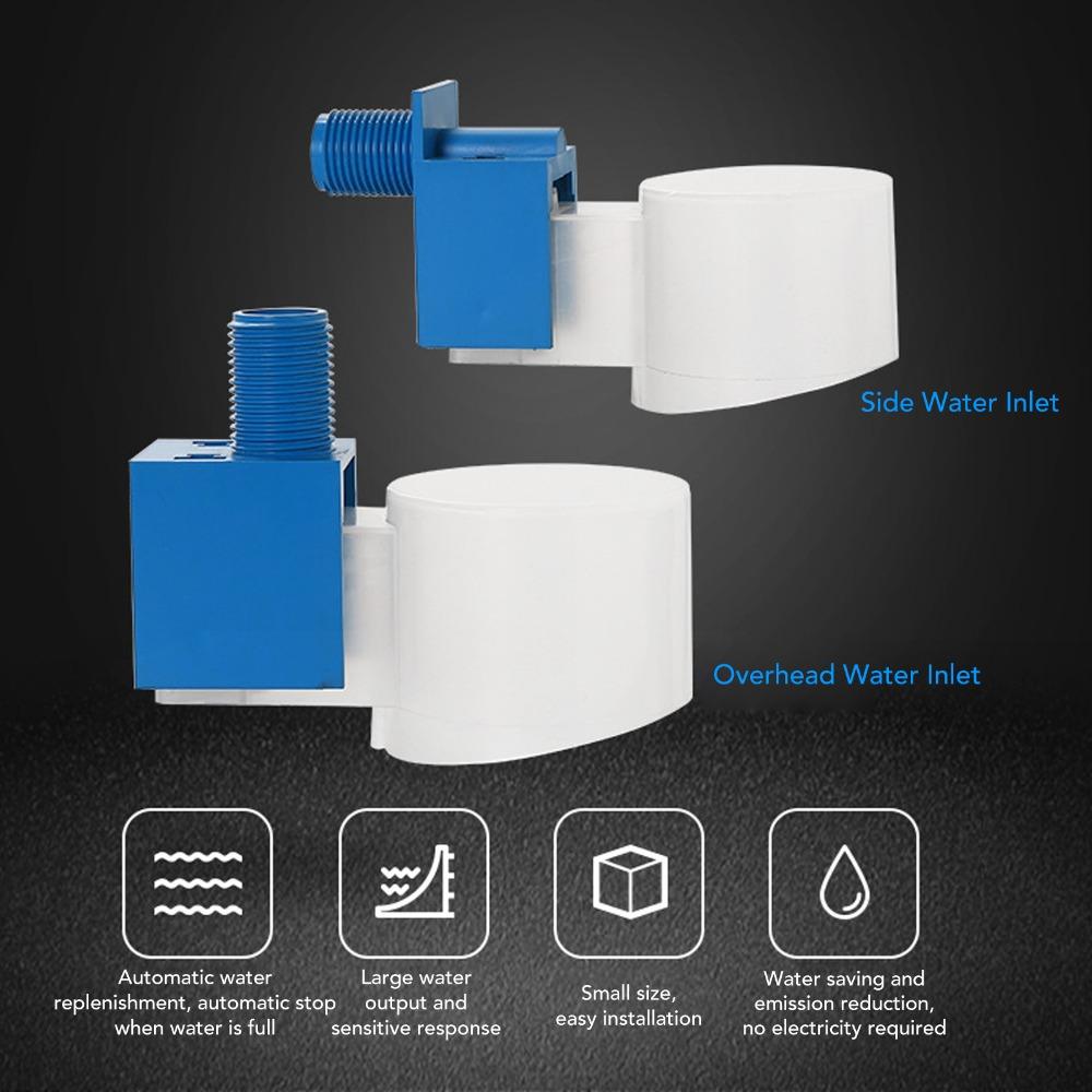 Top Water Inlet Water Level Control Valve ABS Water Tower Interior Valve  Water Storage Tank