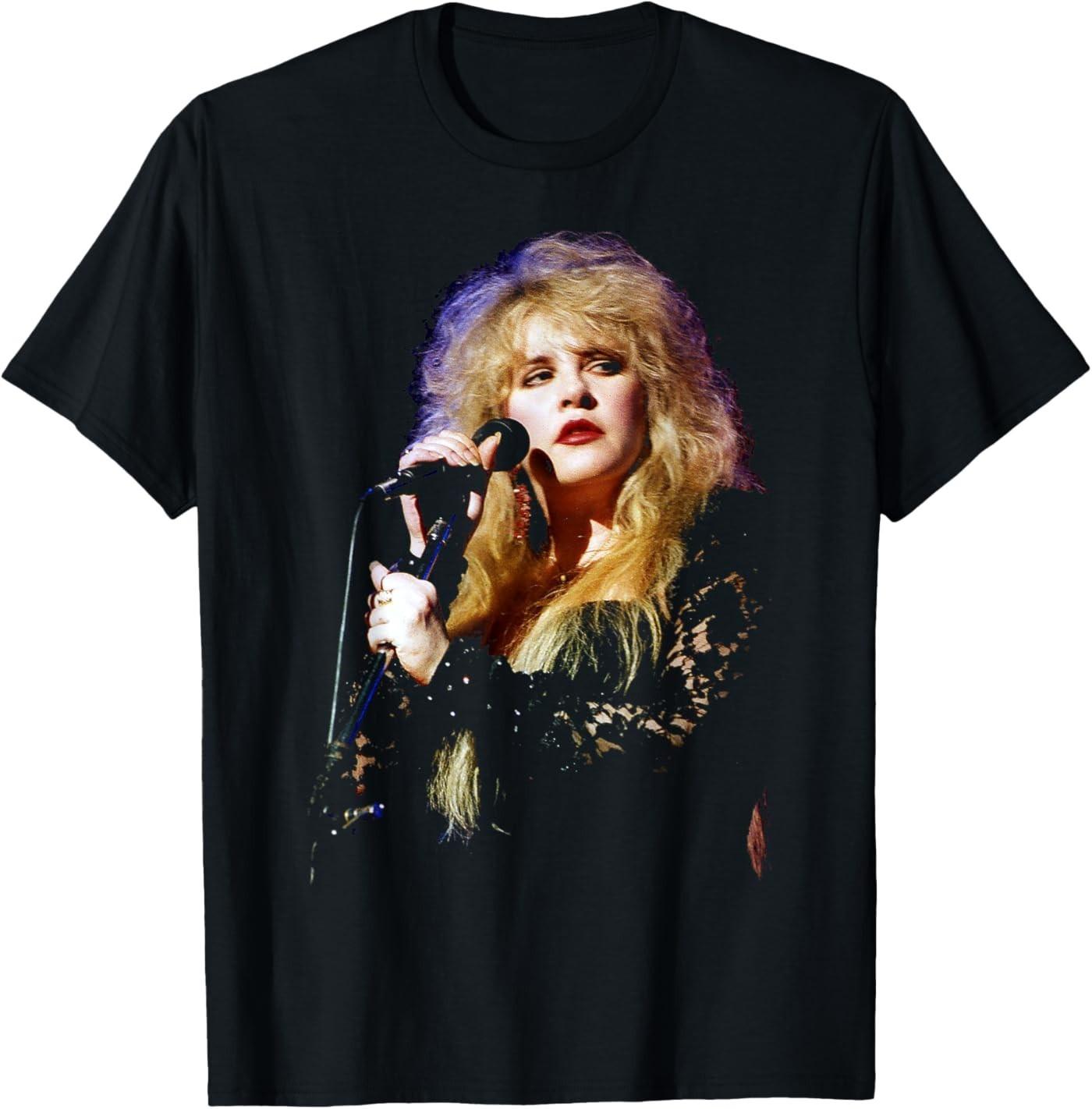 

Stevie Nicks Fleetwood Mac Singer Live 1990 T-Shirt S разноцветный