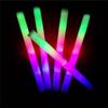 Bulk Pack Of 3 Large Sponge Glow Sticks Vibrant Colors Ideal For Live Performances