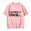 Unisexs Funny I Love Cocktails Pattern Tshirt Humorous Drinking Joke Design Printed Casual Short Sleeved Tshirt Clothing