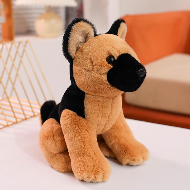 30cm Lovely Realistic Husky Beagle Bernese Mountain Dog Plush Toys Kawaii Imitation Fluffy Dog Stuffed Dolls Companion Toys