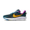 Star Runner 4 Comfortable Simple Shock Absorption Durable Low Top Kids Running Shoes Kids Running Shoes Green Purple DX7614-300