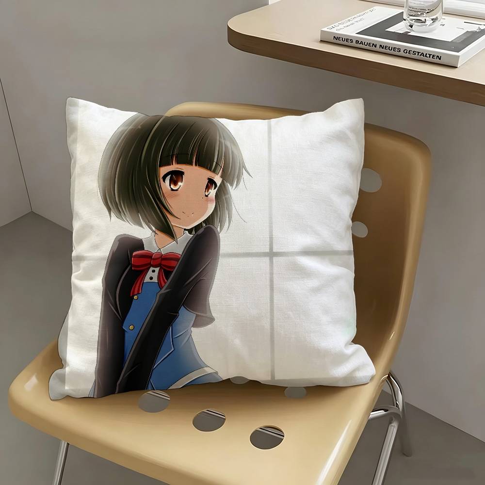 1pc Shinobu Omiya Kiniro Mosaic Pillow Case Fashion Square Pillowcase Bedroom Sofa Room Ins Decoration Leisure