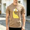 Funny Cartoon Duck Face Graphic T Shirt For Unisex 100 Cotton Crewneck Casual Humor Animal Tee For Summer Streetwear Daily Wear
