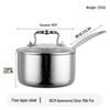ZISIZ 316 Stainless Steel 18cm Saucepan with Lid