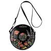Women'S Personalized Vinyl Record Cosmetic Bag Shoulder Bag Backpack Storage Bag Polyester Travel Storage Bag