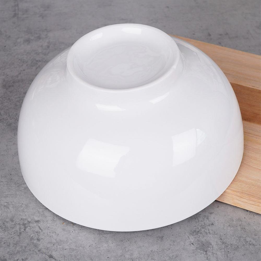 Large White Porcelain Bowl for Ramen Soup, Salads, Snacks 20 cm 1.6 L