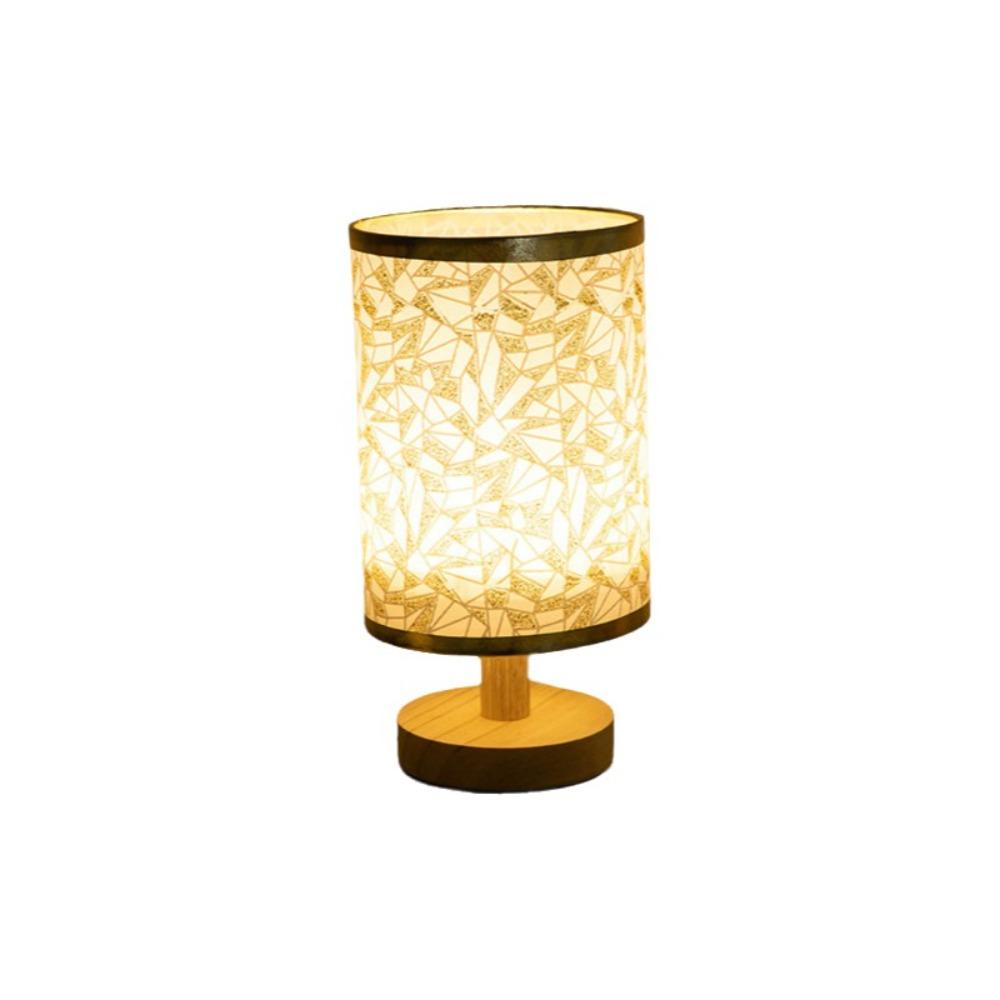 Linen Bedside Lamp Dimmable Desk Lamp Home Decor Nightstand Lamp  Desk Use