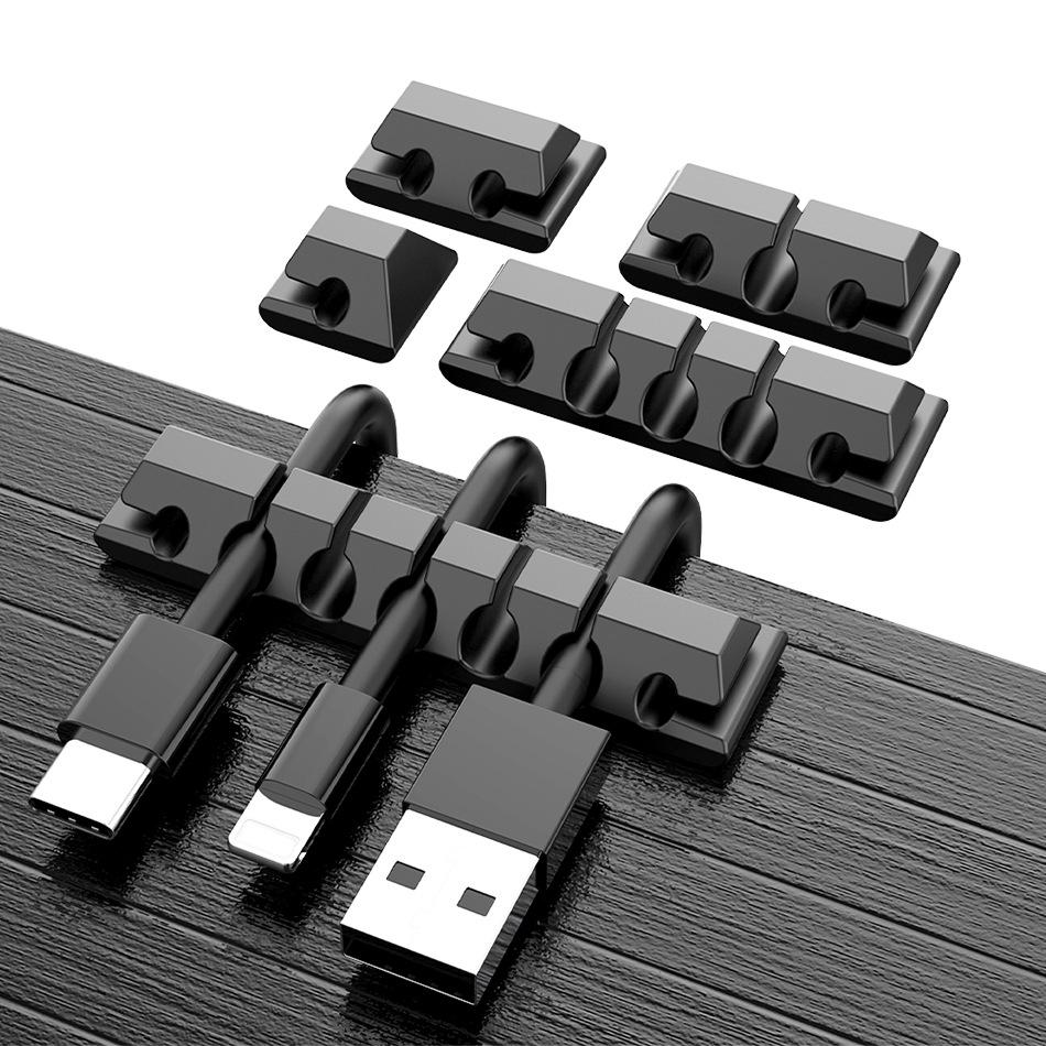 Self-Adhesive Cable Organizer: Charger Holder & Protector