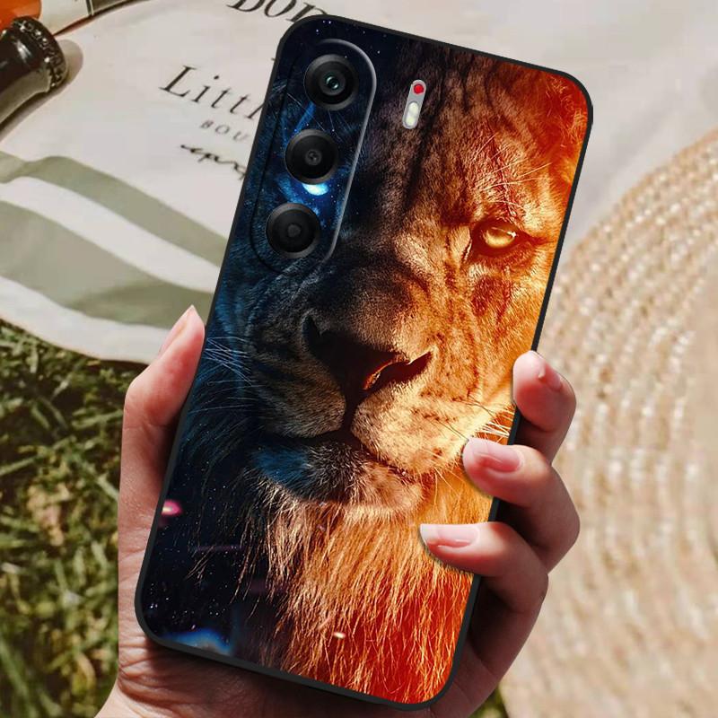 Etui dla Tecno Camon 40 40Pro 4G Miękkie Silikonowe Luksusowe Wstrząsoodporne Etui dla Camon 40 Pro CM5 CM6 TPU Coque Słodki Kot Funda Shell