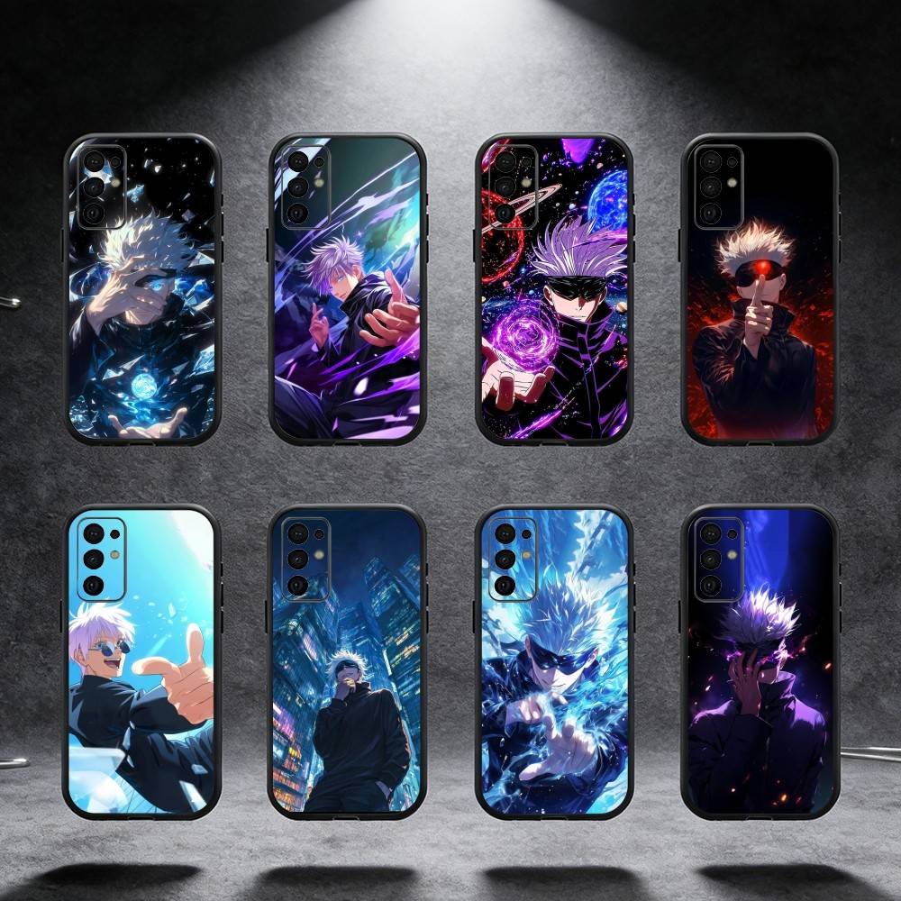 Hot-Blood Gojo Satoru J-Jujutsu Kaisen Phone Case For Samsung S25,S24,S21,S22,S23,S30,Ultra,S20,Plus,Fe,Note,5G Black Cover