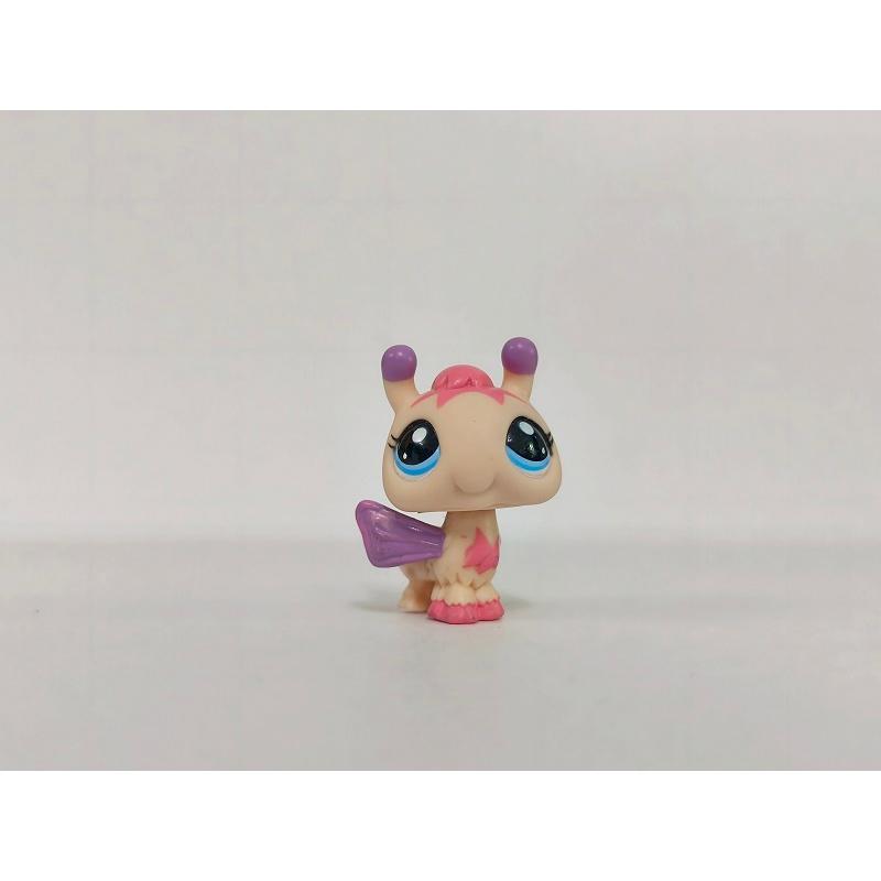 LPS Figure Yellow Purple Bee Blue eyes #2089 Small Pet Shop Kid toy