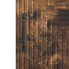 Sideboard Smoked Oak 33 x 34.5 x 89.5 cm Particleboard