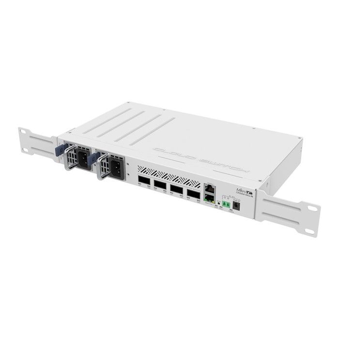 MikroTik Cloud Core Router 4x 100GB QSFP28 PoE In 2 Redundant Power Supplies Ethernet Router (CRS504-4XQ-IN)