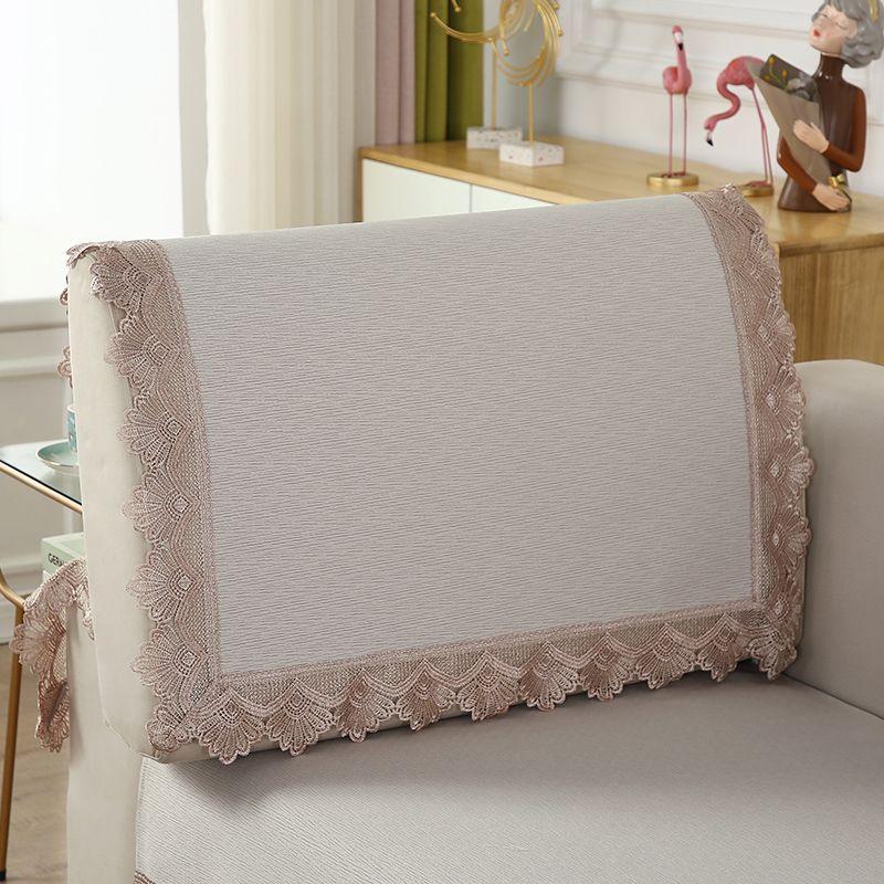 

Sofa Cover Rear Back-to-Back Towel Universal Easiest for Match Armrest Towel All Year Round Cover Towel Fabric Craft Sofa Cushion Cover Dust Cover Gray White Rectangular hand towel 70 wide 50cm