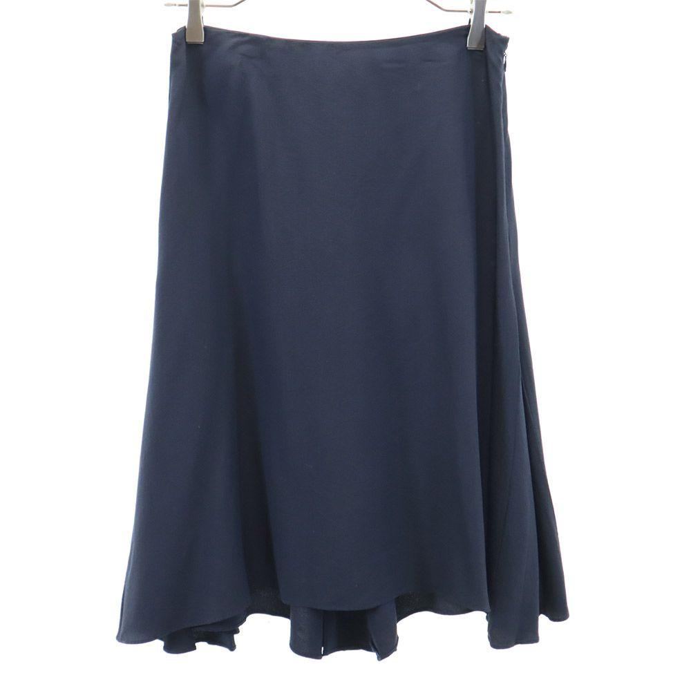 MARNI made in Italy Midi length flare skirt 38 Navy Women Used