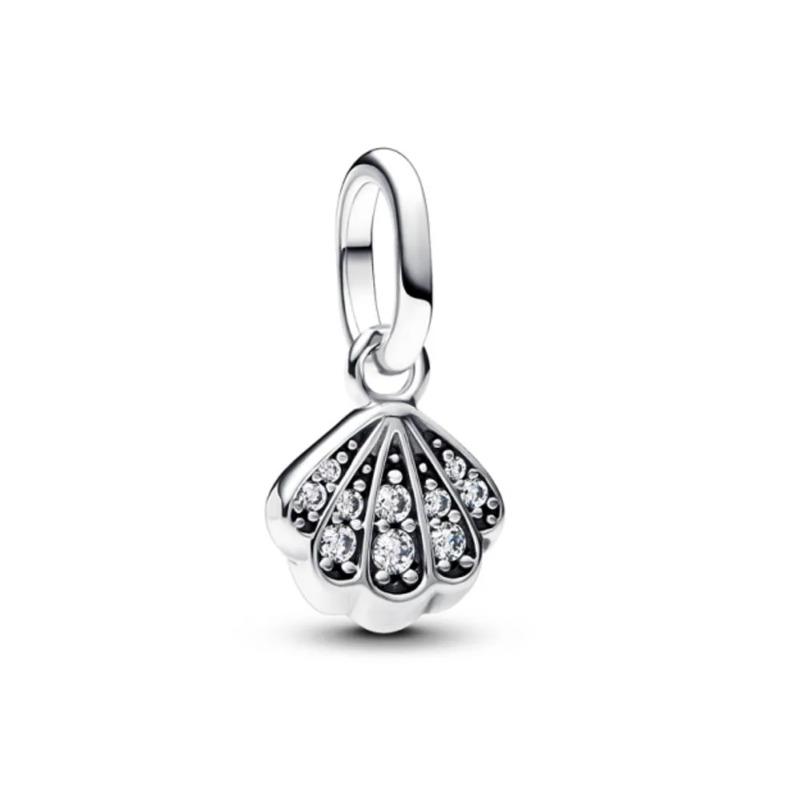 New 925 Silver Heart Bow Dog Palm Turtle Elephant Bead Pendant Charm for DIY Bracelet Jewelry