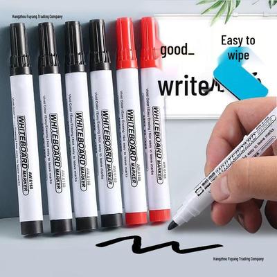 Whiteboardmarkers met Grote Capaciteit en Gemakkelijk Uitwisbaar - Op Waterbasis, Brede Punt, Meerkleurig voor Leraren en Kantoren
