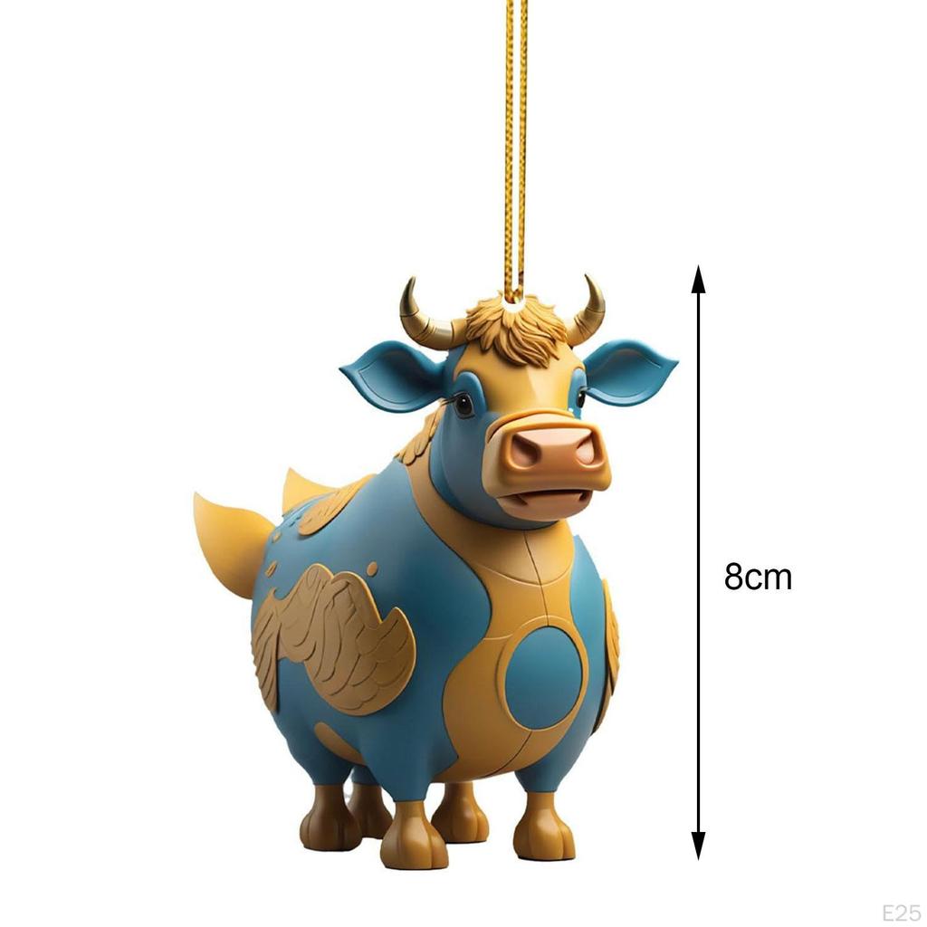 Christmas Tree Decorations Acrylic Ornaments Birthday Gift Door Window Car Pendants for Home