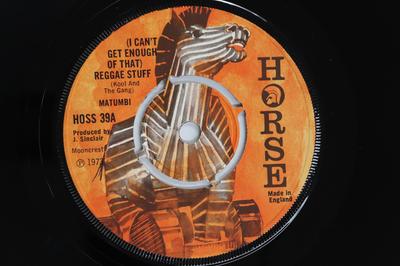 7-Zoll-Schallplatte MATUMBI I Cant Get Enough Of That Reggae HOSS39 HORSE 1973 UK Reggae Ska Dub Gebraucht